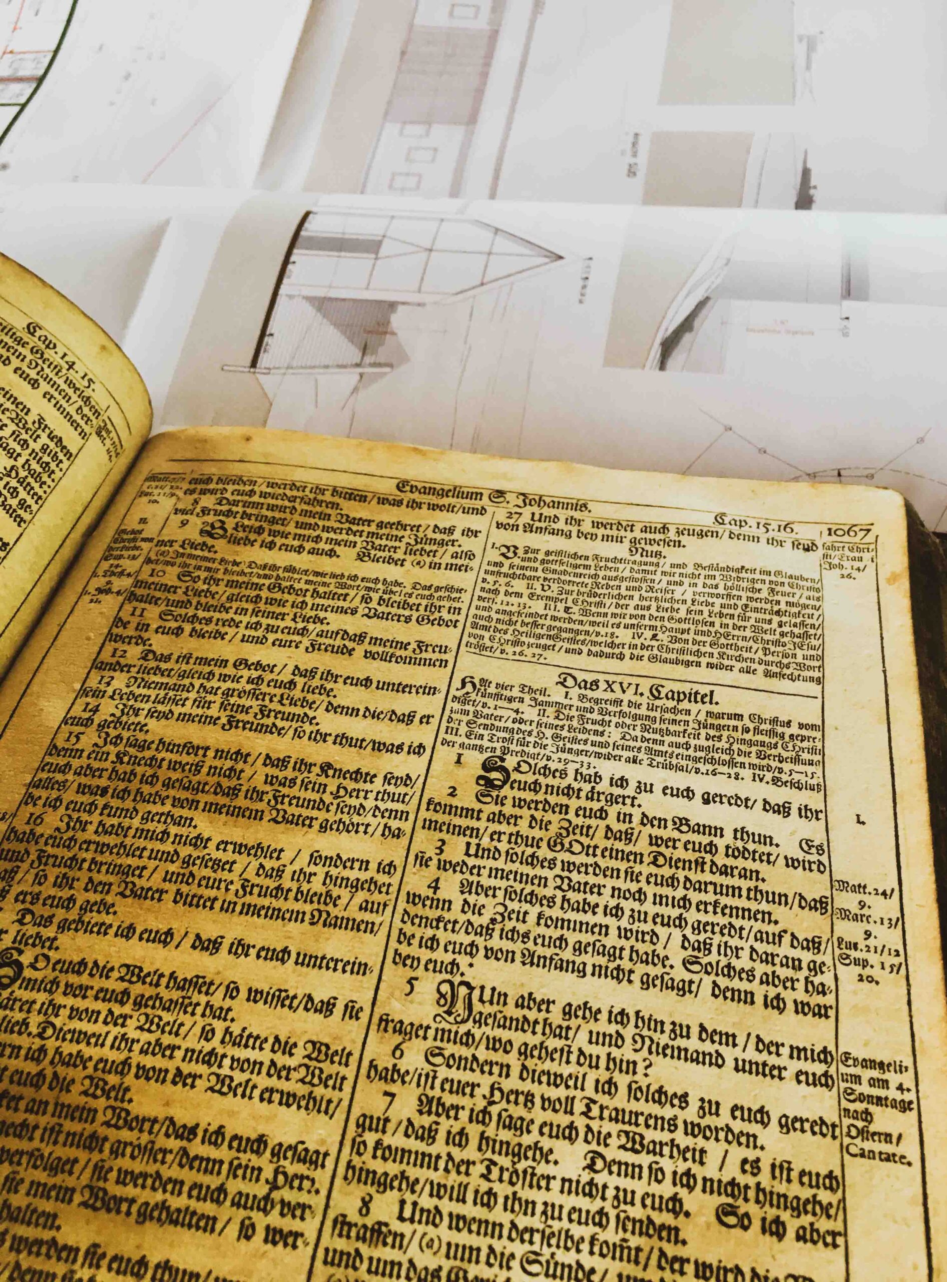 Bibel, Plan Gebäude